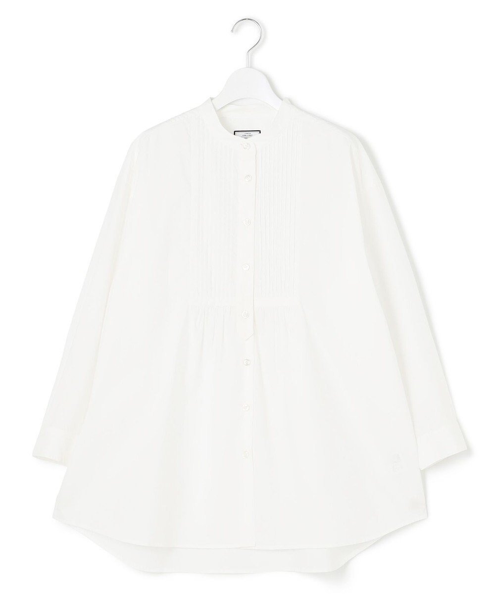 【ジェイプレスヨークストリート/J.PRESS YORK STREET】の【WOMEN】ワンウォッシュタイプライターブラウス インテリア・キッズ・メンズ・レディースファッション・服の通販 founy(ファニー) 　ファッション　Fashion　レディースファッション　Fashion for Women　トップス・カットソー　Cut & Sew Tops　シャツ・ブラウス・オフィスカジュアル　Elegant Blouses & Button-Ups　タイプライター　Typewriter Fabric, Crisp Cotton　タンブラー　Tumbler, Travel Mug　チュニック　Tunic, Long Top　バランス　Balance, Style Balance　A/W・秋冬　Autumn/Winter　S/S・春夏　SS, Spring/Summer, Warm Season　夏　Summer　ホワイト系|ID: prp329100004627773 ipo3291000000036272597