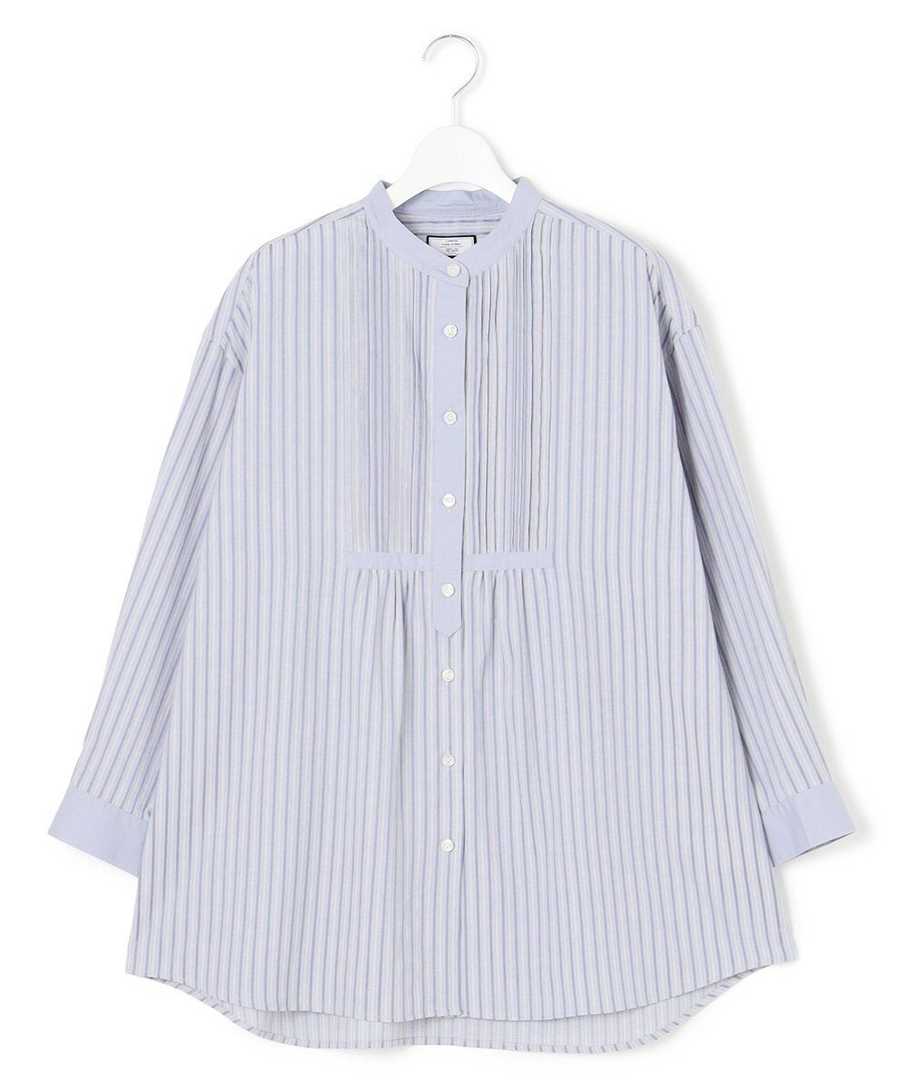 【ジェイプレスヨークストリート/J.PRESS YORK STREET】の【WOMEN】ワンウォッシュタイプライターブラウス インテリア・キッズ・メンズ・レディースファッション・服の通販 founy(ファニー) 　ファッション　Fashion　レディースファッション　Fashion for Women　トップス・カットソー　Cut & Sew Tops　シャツ・ブラウス・オフィスカジュアル　Elegant Blouses & Button-Ups　タイプライター　Typewriter Fabric, Crisp Cotton　タンブラー　Tumbler, Travel Mug　チュニック　Tunic, Long Top　バランス　Balance, Style Balance　A/W・秋冬　Autumn/Winter　S/S・春夏　SS, Spring/Summer, Warm Season　夏　Summer　サックスブルー系1|ID: prp329100004627773 ipo3291000000036272599