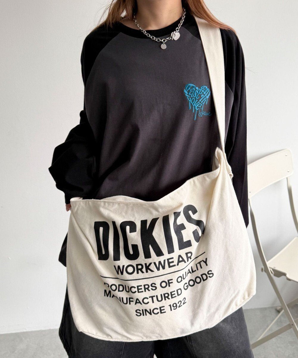 【ウィゴー/WEGO】の別注Dickies キャンバスショルダー インテリア・キッズ・メンズ・レディースファッション・服の通販 founy(ファニー) 　ファッション　Fashion　レディースファッション　Fashion for Women　アウトドア　Outdoor Clothing　キャンバス　Canvas, Canvas Fabric　ショルダー　Shoulder, Shoulder Strap　シンプル　Simple, Minimal　ジップ　Zip, Zipper　フロント　Front, Front Design　ポケット　Pocket, Pocket Detail　別注　Limited Edition, Custom Order　ワーク　Workwear, Utility Style　おすすめ　Recommended / Our Picks　ビジネス 仕事 通勤　Business / Work / Commuting　柄6|ID: prp329100004627784 ipo3291000000033661132