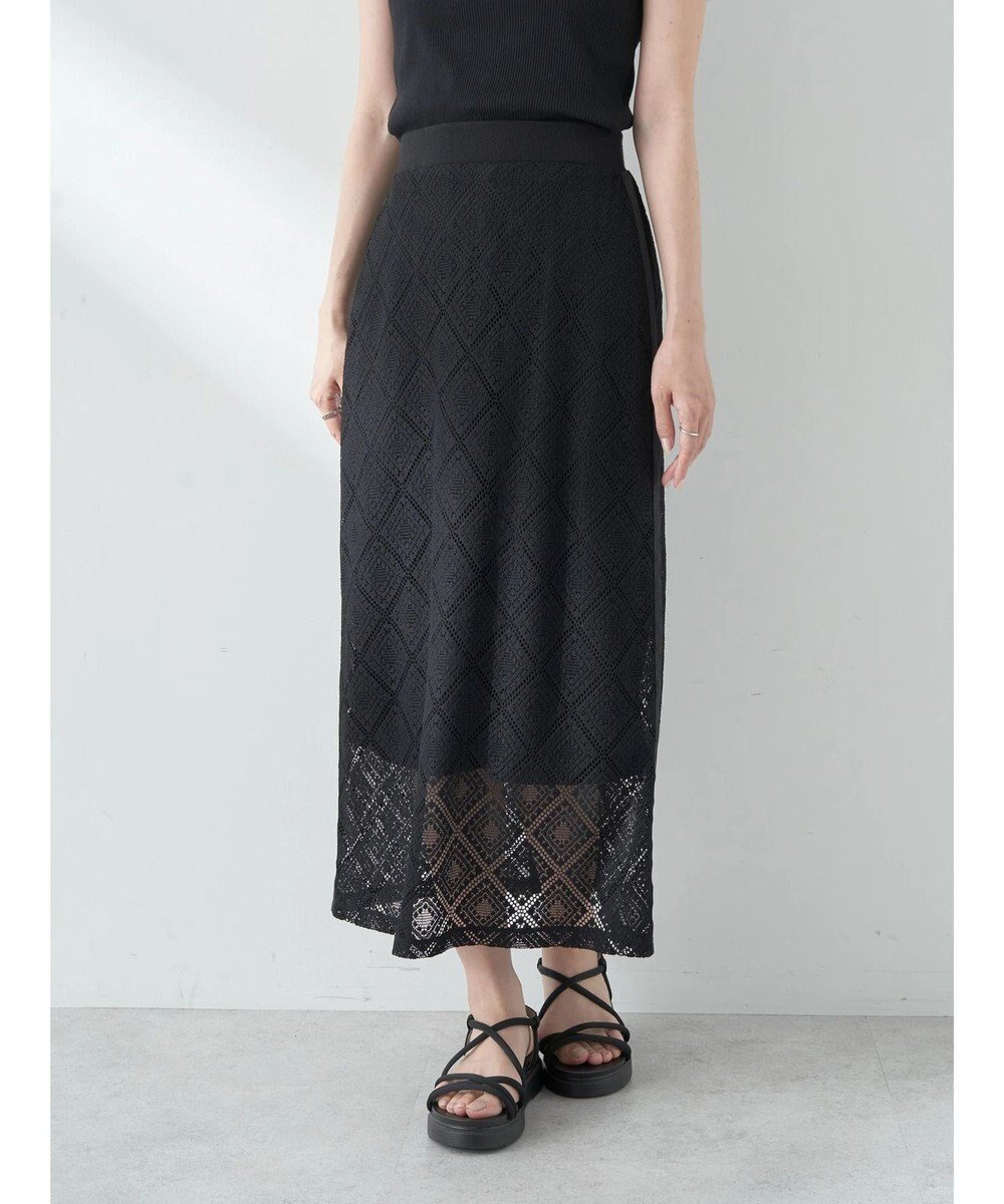 【アースミュージックアンドエコロジー/earth music&ecology】のモチーフナロースカート 人気、トレンドファッション・服の通販 founy(ファニー) ファッション Fashion レディースファッション Fashion for Women スカート Skirts スマート Smart, Elegant ポケット Pocket, Pocket Detail レース Lace, Lace Fabric 夏 Summer 春 Spring S/S・春夏 SS, Spring/Summer, Warm Season 透かし Cut-Out, Lacework other-1|ID: prp329100004627788 ipo3291000000034252721