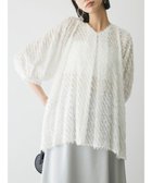 【グリーンパークス/Green Parks】のAnriettMusee カットジャガードタックブラウス Ivory|ID: prp329100004627791 ipo3291000000033554688