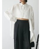 【グリーンパークス/Green Parks】のAnriettMusee 2WAYオーバーサイズシャツ 人気、トレンドファッション・服の通販 founy(ファニー) ファッション Fashion レディースファッション Fashion for Women トップス・カットソー Cut & Sew Tops シャツ・ブラウス・オフィスカジュアル Elegant Blouses & Button-Ups エレガント 上品 Elegant 春 Spring 今季 This Season, Current Season ショート Short, Short Length シンプル Simple, Minimal トレンド Trend, Trending Now フランス France, French ブロード Broadcloth, Fine Cotton ポケット Pocket, Pocket Detail S/S・春夏 SS, Spring/Summer, Warm Season おすすめ Recommended / Our Picks 夏 Summer ビジネス 仕事 通勤 Business / Work / Commuting thumbnail Off White|ID: prp329100004627792 ipo3291000000033342869