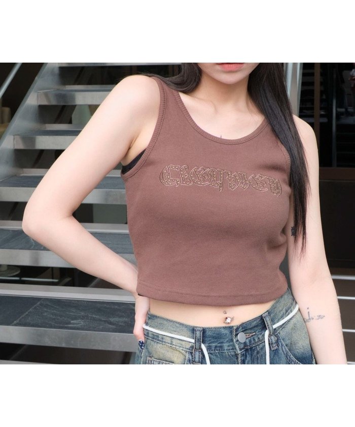 【ウィゴー/WEGO】のスタッズグラフィックタンク インテリア・キッズ・メンズ・レディースファッション・服の通販 founy(ファニー) https://founy.com/ ファッション Fashion レディースファッション Fashion for Women トップス・カットソー Cut & Sew Tops おすすめ Recommended / Our Picks ジャケット Jacket, Outerwear スマホ Smartphone, Mobile Device タンク Tank Top, Sleeveless Top チューブ Tube, Tube Top デニム Denim, Jeans Material ハーフ Half, Half-Length パーカー Hoodie, Parka 夏 Summer 春 Spring S/S・春夏 SS, Spring/Summer, Warm Season |ID: prp329100004627814 ipo3291000000033597532