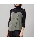 【アイシービー/iCB】の【WEB限定・UVカット・洗える】ウール2WAYストレッチ キャミソールブラウス 人気、トレンドファッション・服の通販 founy(ファニー) ファッション Fashion レディースファッション Fashion for Women トップス・カットソー Cut & Sew Tops キャミソール&ノースリーブ Camisoles & Sleeveless Tops シャツ・ブラウス・オフィスカジュアル Elegant Blouses & Button-Ups アシンメトリー Asymmetrical Style 洗える Machine Washable キャミソール Camisole, Spaghetti Strap Top ジャケット Jacket, Outerwear ストレッチ Stretch, Stretchy Fabric セットアップ Set-Up, Coordinated Outfit 人気 Popular, Best Seller ブルゾン Blouson, Bomber Jacket ベスト Vest, Waistcoat ラップ Wrap, Wrap Design ワイド Wide, Wide Fit A/W・秋冬 Autumn/Winter おすすめ Recommended / Our Picks 2025年 2025 2025-2026秋冬・A/W Autumn/Winter 2025–26 AW25–26 thumbnail スモークグリーン系|ID: prp329100004627844 ipo3291000000033352508