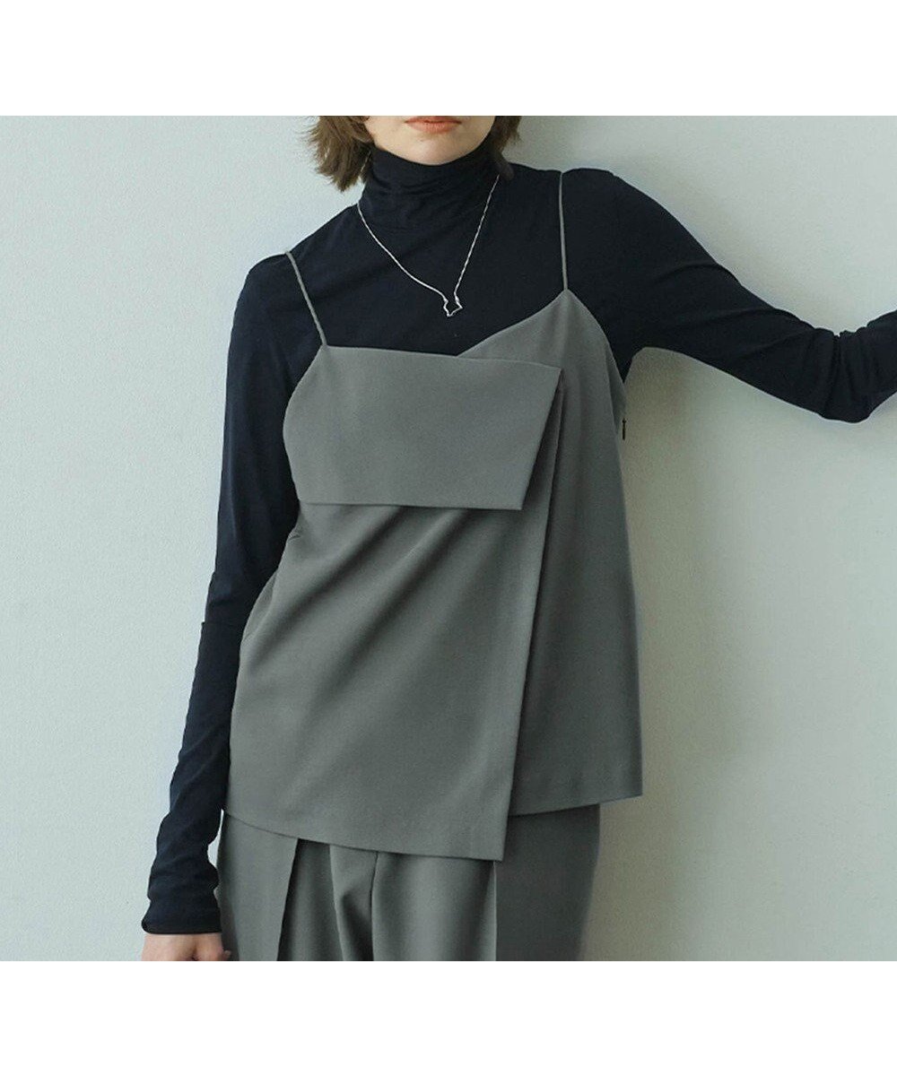 【アイシービー/iCB】の【WEB限定・UVカット・洗える】ウール2WAYストレッチ キャミソールブラウス 人気、トレンドファッション・服の通販 founy(ファニー) ファッション Fashion レディースファッション Fashion for Women トップス・カットソー Cut & Sew Tops キャミソール&ノースリーブ Camisoles & Sleeveless Tops シャツ・ブラウス・オフィスカジュアル Elegant Blouses & Button-Ups アシンメトリー Asymmetrical Style 洗える Machine Washable キャミソール Camisole, Spaghetti Strap Top ジャケット Jacket, Outerwear ストレッチ Stretch, Stretchy Fabric セットアップ Set-Up, Coordinated Outfit 人気 Popular, Best Seller ブルゾン Blouson, Bomber Jacket ベスト Vest, Waistcoat ラップ Wrap, Wrap Design ワイド Wide, Wide Fit A/W・秋冬 Autumn/Winter おすすめ Recommended / Our Picks 2025年 2025 2025-2026秋冬・A/W Autumn/Winter 2025–26 AW25–26 other-1|ID: prp329100004627844 ipo3291000000033820044