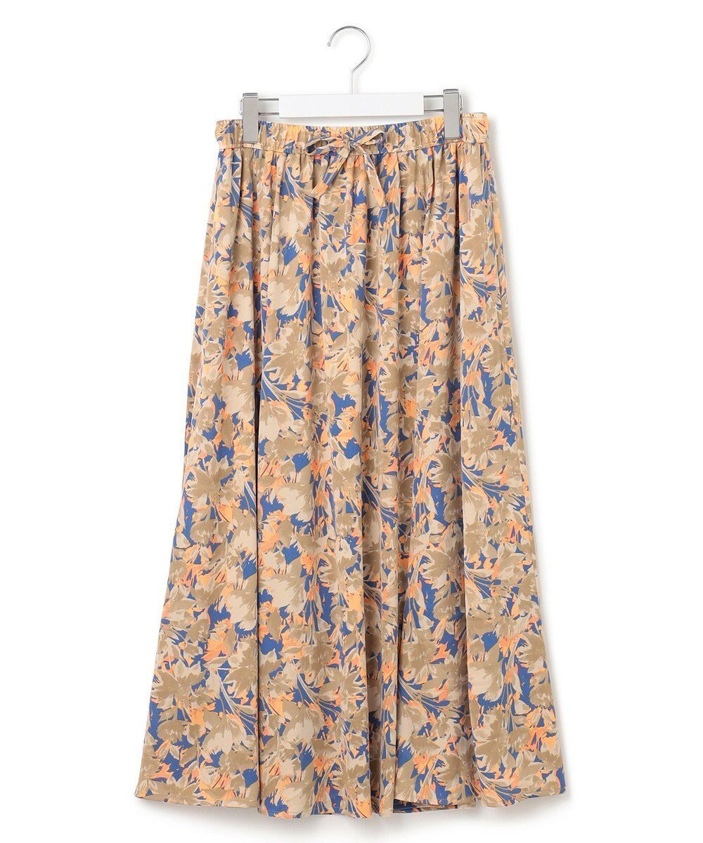 【ジェイプレスヨークストリート/J.PRESS YORK STREET】の【WOMEN】シャドーフラワーフレアスカート インテリア・キッズ・メンズ・レディースファッション・服の通販 founy(ファニー) 　ファッション　Fashion　レディースファッション　Fashion for Women　スカート　Skirts　Aライン・フレアスカート　A-Line & Flared Skirts　ギャザー　Gathered, Ruffled　フレア　Flare, Flared　夏　Summer　S/S・春夏　SS, Spring/Summer, Warm Season　A/W・秋冬　Autumn/Winter　ブルー系5|ID: prp329100004628614 ipo3291000000034178707