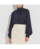 【ベイジ,/BEIGE,】の【WEB限定】DION / ギャザーブラウス 人気、トレンドファッション・服の通販 founy(ファニー) ファッション Fashion レディースファッション Fashion for Women トップス・カットソー Cut & Sew Tops シャツ・ブラウス・オフィスカジュアル Elegant Blouses & Button-Ups ギャザー Gathered, Ruffled 夏 Summer 春 Spring S/S・春夏 SS, Spring/Summer, Warm Season thumbnail Navy|ID: prp329100004628620 ipo3291000000033573557