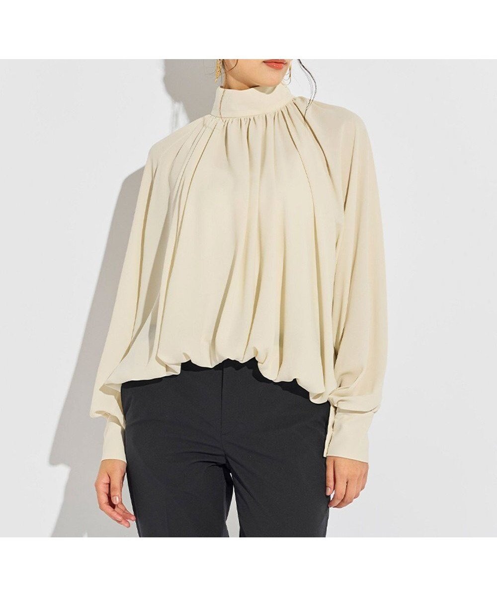 【ベイジ,/BEIGE,】の【WEB限定】DION / ギャザーブラウス インテリア・キッズ・メンズ・レディースファッション・服の通販 founy(ファニー) ファッション Fashion レディースファッション Fashion for Women トップス・カットソー Cut & Sew Tops シャツ・ブラウス・オフィスカジュアル Elegant Blouses & Button-Ups ギャザー Gathered, Ruffled 夏 Summer 春 Spring S/S・春夏 SS, Spring/Summer, Warm Season Sand|ID: prp329100004628620 ipo3291000000034286935