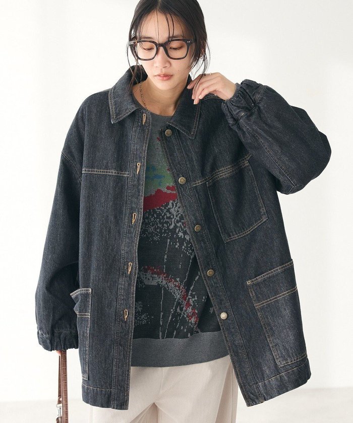 【クラフトスタンダードブティック/CRAFT STANDARD BOUTIQUE】のデニム裏キルトコート インテリア・キッズ・メンズ・レディースファッション・服の通販 founy(ファニー) https://founy.com/ ファッション Fashion レディースファッション Fashion for Women アウター Coat / Outerwear Collection コート・ロングコート・ピーコート Long Coats, Peacoats & More レディースジャケット・軽アウター Jackets キルト Quilt, Quilted Fabric ジャケット Jacket, Outerwear デニム Denim, Jeans Material ボックス Boxy, Box Shape ポケット Pocket, Pocket Detail メタル Metal, Metal Parts モチーフ Motif, Design Theme ルーズ Loose, Oversized ロング Long, Long-Length ワイド Wide, Wide Fit ワーク Workwear, Utility Style A/W・秋冬 Autumn/Winter おすすめ Recommended / Our Picks 2024年 2024 2024-2025秋冬・A/W Autumn/Winter 2024–25 AW24–25 |ID: prp329100004628628 ipo3291000000033276340