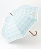 【ムーンバット/MOONBAT】のGRACY(グレイシー) 晴雨兼用日傘 長傘 T/C Neo classic check ナイルブルー|ID: prp329100004628636 ipo3291000000033276563