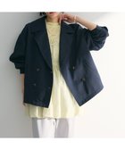 【グリーンパークス/Green Parks】の撥水加工 ショート丈トレンチコート Navy|ID: prp329100004628669 ipo3291000000033277137