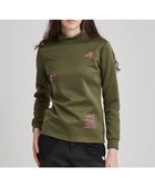 【ピーダブリュサーキュラス/PW CIRCULUS】の【ストレッチ / 快適 / 一枚でサマになる】【WOMEN】NEW ロングスリーブモック T カーキ系|ID: prp329100004628716 ipo3291000000033277842
