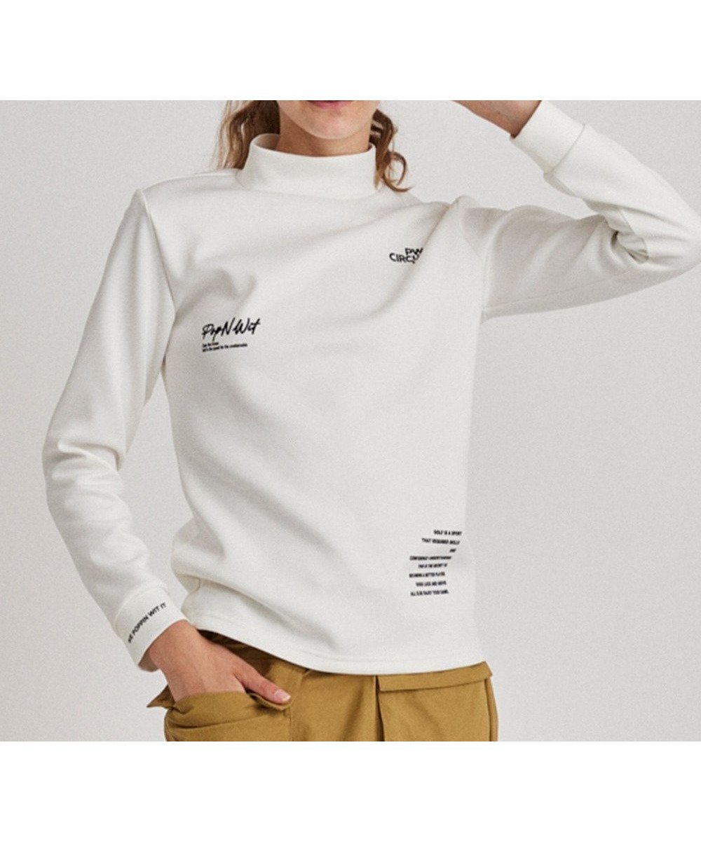 【ピーダブリュサーキュラス/PW CIRCULUS】の【ストレッチ / 快適 / 一枚でサマになる】【WOMEN】NEW ロングスリーブモック T インテリア・キッズ・メンズ・レディースファッション・服の通販 founy(ファニー) ファッション Fashion レディースファッション Fashion for Women トップス・カットソー Cut & Sew Tops シャツ・ブラウス・オフィスカジュアル Elegant Blouses & Button-Ups ロングTシャツ・Tシャツ Longline T-Shirts & Tees カットソー・ベーシックTシャツ Cut-and-Sewn Tops / Stretch Tees & Basics 2024年 2024 2024-2025秋冬・A/W Autumn/Winter 2024–25 AW24–25 インナー Innerwear カットソー Cut and Sewn Top グラフィック Graphic, Graphic Design シンプル Simple, Minimal ストレッチ Stretch, Stretchy Fabric モックネック Mock Neck, Short Turtleneck エレガント 上品 Elegant A/W・秋冬 Autumn/Winter ホワイト系|ID: prp329100004628716 ipo3291000000033714900