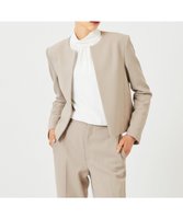【ベイジ,/BEIGE,】のSOPHIA / ノーカラージャケット 人気、トレンドファッション・服の通販 founy(ファニー) ファッション Fashion レディースファッション Fashion for Women アウター Coat / Outerwear Collection レディースジャケット・軽アウター Jackets ノーカラージャケット / シンプル上品コーデ Collarless Jackets エレガント 上品 Elegant カーディガン Cardigan, Knitwear コンパクト Compact, Small Size ショート Short, Short Length ジャケット Jacket, Outerwear ストレッチ Stretch, Stretchy Fabric 再入荷 Restock / Back in Stock 夏 Summer S/S・春夏 SS, Spring/Summer, Warm Season A/W・秋冬 Autumn/Winter |ID:prp329100004629382
