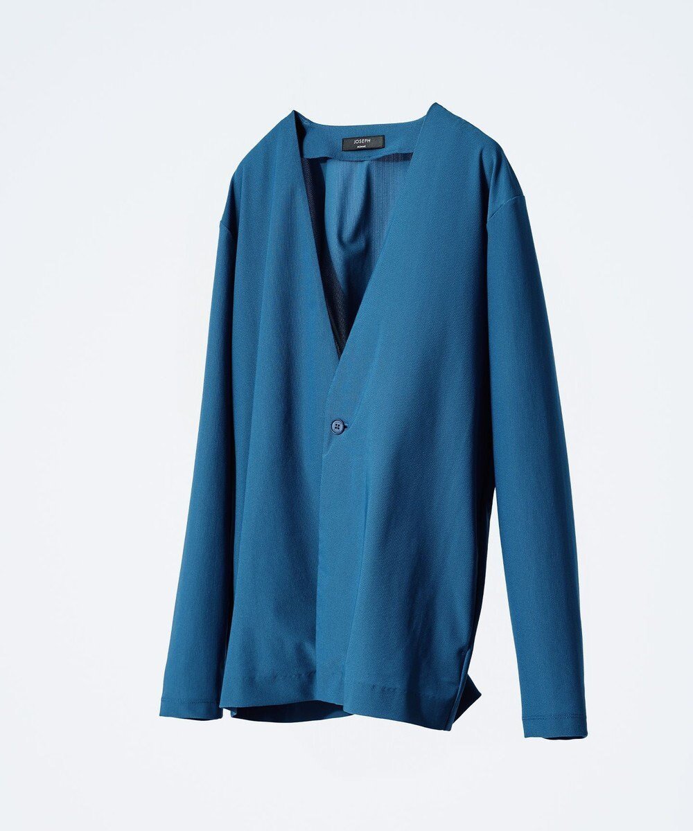【ジョゼフ オム/JOSEPH HOMME / MEN】の新素材【抜群の通気性/360度ストレッチ】エアトールストレッチ カーディガン インテリア・キッズ・メンズ・レディースファッション・服の通販 founy(ファニー) 　ファッション　Fashion　メンズファッション　Fashion for Men　トップス・カットソー　Cut & Sew Tops　カーディガン / 羽織り　Cardigans　カーディガン　Cardigan, Knitwear　シンプル　Simple, Minimal　ストレッチ　Stretch, Stretchy Fabric　メッシュ　Mesh, Net Fabric　リラックス　Relax, Relaxed Fit　夏　Summer　春　Spring　S/S・春夏　SS, Spring/Summer, Warm Season　ブルー系|ID: prp329100004629415 ipo3291000000034656761