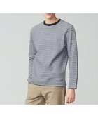 【ジェイ プレス/J.PRESS / MEN】のソフトWフェイス ボーダーロングTシャツ ネイビー系7|ID: prp329100004629417 ipo3291000000033286653
