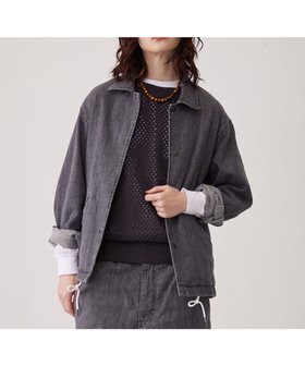 【ジェイプレスヨークストリート/J.PRESS YORK STREET】の【UNISEX】デニムコーチジャケット 人気、トレンドファッション・服の通販 founy(ファニー) ファッション Fashion レディースファッション Fashion for Women アウター Coat / Outerwear Collection レディースジャケット・軽アウター Jackets デニムジャケット / カジュアルアウター Denim Jackets 春 Spring ジャケット Jacket, Outerwear デニム Denim, Jeans Material トレーナー Sweatshirt, Trainer 定番 Standard, Basic Item バランス Balance, Style Balance ユニセックス Unisex, Genderless S/S・春夏 SS, Spring/Summer, Warm Season 再入荷 Restock / Back in Stock 夏 Summer |ID:prp329100004629418
