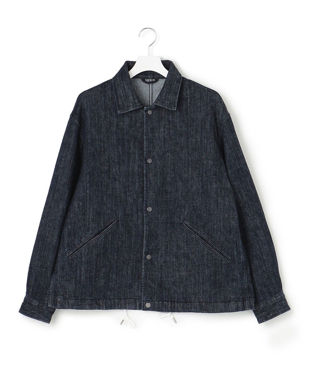 【ジェイプレスヨークストリート/J.PRESS YORK STREET】の【UNISEX】デニムコーチジャケット インテリア・キッズ・メンズ・レディースファッション・服の通販 founy(ファニー) 　ファッション　Fashion　レディースファッション　Fashion for Women　アウター　Coat / Outerwear Collection　レディースジャケット・軽アウター　Jackets　デニムジャケット / カジュアルアウター　Denim Jackets　春　Spring　ジャケット　Jacket, Outerwear　デニム　Denim, Jeans Material　トレーナー　Sweatshirt, Trainer　定番　Standard, Basic Item　バランス　Balance, Style Balance　ユニセックス　Unisex, Genderless　S/S・春夏　SS, Spring/Summer, Warm Season　再入荷　Restock / Back in Stock　夏　Summer　ネイビー系|ID: prp329100004629418 ipo3291000000033286662