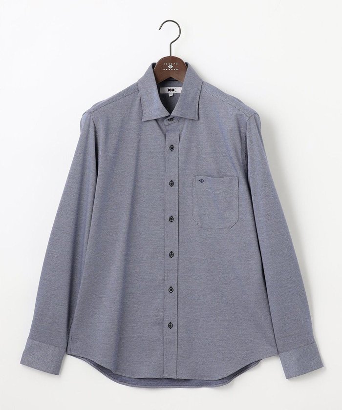 【ジョセフ アブード/JOSEPH ABBOUD / MEN】の【ジャージーシャツで快適な着心地】コンパクトジャージー バーズアイ シャツ インテリア・キッズ・メンズ・レディースファッション・服の通販 founy(ファニー) https://founy.com/ ファッション Fashion メンズファッション Fashion for Men トップス・カットソー Cut & Sew Tops メンズシャツ Shirts コンパクト Compact, Small Size シャンブレー Chambray, Denim-Like Fabric シンプル Simple, Minimal ストレッチ Stretch, Stretchy Fabric 無地 Plain, Solid Color A/W・秋冬 Autumn/Winter エレガント 上品 Elegant |ID: prp329100004629422 ipo3291000000033463195