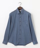 【ジョセフ アブード/JOSEPH ABBOUD / MEN】の【ジャージーシャツで快適な着心地】コンパクトジャージー バーズアイ シャツ ダルブルー系|ID: prp329100004629422 ipo3291000000033463197