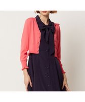 【トッカ/TOCCA】の【洗える】SWEET TIE カーディガン 人気、トレンドファッション・服の通販 founy(ファニー) ファッション Fashion レディースファッション Fashion for Women トップス・カットソー Cut & Sew Tops カーディガン・羽織り Layered Style Cardigans カーディガン Cardigan, Knitwear スウィート Sweet, Cute Style フリル Frill, Ruffle リボン Ribbon, Bow 夏 Summer S/S・春夏 SS, Spring/Summer, Warm Season 洗える Machine Washable A/W・秋冬 Autumn/Winter |ID:prp329100004629778