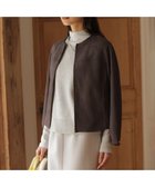 【ジェイ プレス/J.PRESS】のスウェードダンボール ブルゾン スレートブラウン系|ID: prp329100004630231 ipo3291000000033642221