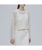 【ベイジ,/BEIGE,】の【Precious 6月号掲載】GASPARD / メッシュニット Ecru|ID: prp329100004630240 ipo3291000000033348196