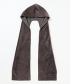 【自由区/JIYU-KU】のエコミンクフード付き ストール ダークブラウン系|ID: prp329100004630245 ipo3291000000034526378