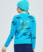 【ピーダブリュサーキュラス/PW CIRCULUS】の【こだわりシルエット/手洗い可】【WOMEN】フォックスモチーフニット 人気、トレンドファッション・服の通販 founy(ファニー) ファッション Fashion レディースファッション Fashion for Women トップス・カットソー Cut & Sew Tops ニット Knit Tops & Sweaters 2023年 2023 2023-2024秋冬・A/W Autumn/Winter 2023–24 AW23–24 セーター Sweater, Knitwear チェック Check, Plaid, Tartan フィット Fit, Slim Fit フォックス Fox, Fox Fur プリント Print, Printed Pattern モチーフ Motif, Design Theme ラウンド Round, Round Neck 冬 Winter / This Winter A/W・秋冬 Autumn/Winter thumbnail ブルー系|ID: prp329100004630248 ipo3291000000033591474