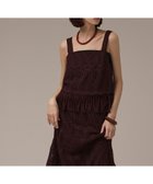 【グレース コンチネンタル/GRACE CONTINENTAL】のクロシェレースキャミ 人気、トレンドファッション・服の通販 founy(ファニー) ファッション Fashion レディースファッション Fashion for Women トップス・カットソー Cut & Sew Tops キャミソール&ノースリーブ Camisoles & Sleeveless Tops キャミソール Camisole, Spaghetti Strap Top スクエア Square, Square Shape スマート Smart, Elegant ノースリーブ Sleeveless, No-Sleeve フェミニン Feminine, Girly フリンジ Fringe, Tassel レース Lace, Lace Fabric 夏 Summer 春 Spring S/S・春夏 SS, Spring/Summer, Warm Season thumbnail ブラウン|ID: prp329100004630350 ipo3291000000033303559