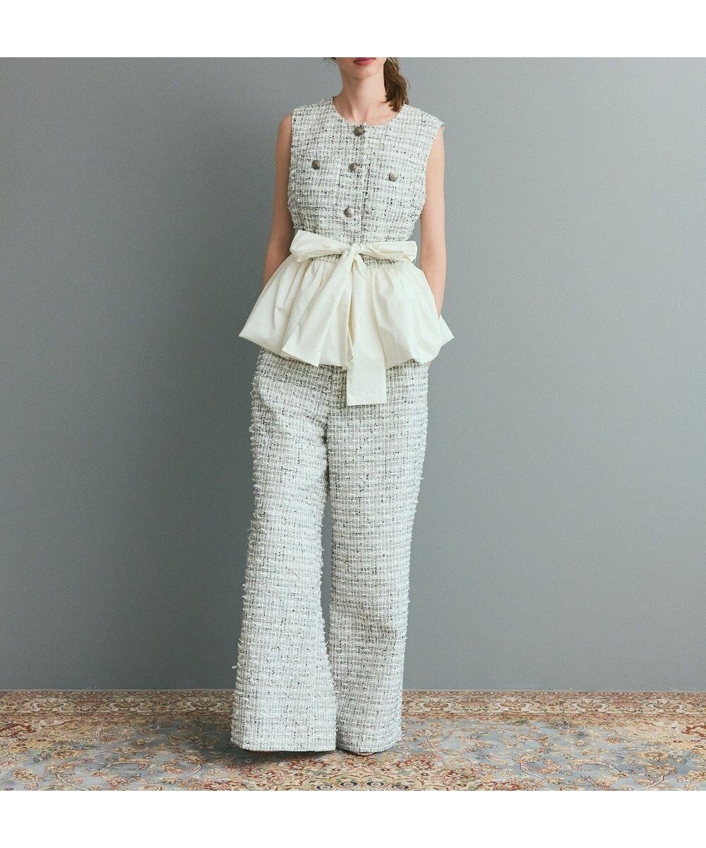 【グレース コンチネンタル/GRACE CONTINENTAL】のツイードイージーパンツ インテリア・キッズ・メンズ・レディースファッション・服の通販 founy(ファニー) ファッション Fashion レディースファッション Fashion for Women パンツ Pants & Trousers おすすめ Recommended / Our Picks サマー Summer, Summer Style シンプル Simple, Minimal セットアップ Set-Up, Coordinated Outfit ツイード Twill, Twill Weave ミックス Mix, Mixed Style リラックス Relax, Relaxed Fit A/W・秋冬 Autumn/Winter ホワイト|ID: prp329100004630363 ipo3291000000033303649