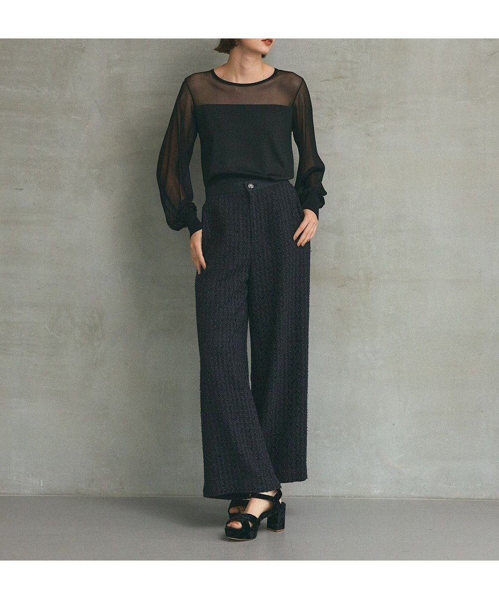 【グレース コンチネンタル/GRACE CONTINENTAL】のツイードイージーパンツ インテリア・キッズ・メンズ・レディースファッション・服の通販 founy(ファニー) ファッション Fashion レディースファッション Fashion for Women パンツ Pants & Trousers おすすめ Recommended / Our Picks サマー Summer, Summer Style シンプル Simple, Minimal セットアップ Set-Up, Coordinated Outfit ツイード Twill, Twill Weave ミックス Mix, Mixed Style リラックス Relax, Relaxed Fit A/W・秋冬 Autumn/Winter ブラック|ID: prp329100004630363 ipo3291000000033303650