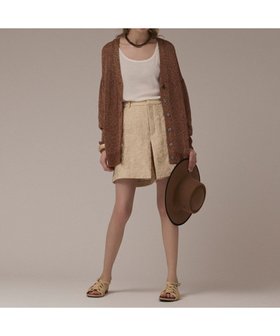 【グレース コンチネンタル/GRACE CONTINENTAL】のリーフジャガードショートパンツ 人気、トレンドファッション・服の通販 founy(ファニー) ファッション Fashion レディースファッション Fashion for Women パンツ Pants & Trousers ショートパンツ・ハーフパンツ High-Waisted & Relaxed Shorts 新作・新入荷 New Arrivals / New In キュロット Culottes, Wide Shorts ショート Short, Short Length ハーフ Half, Half-Length バランス Balance, Style Balance プリーツ Pleats, Pleated ボックス Boxy, Box Shape リラックス Relax, Relaxed Fit リーフ Leaf, Botanical Leaf 夏 Summer 春 Spring S/S・春夏 SS, Spring/Summer, Warm Season |ID:prp329100004630366