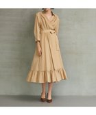 【グレース コンチネンタル/GRACE CONTINENTAL】のカシュクールシャツワンピース ベージュ|ID: prp329100004630374 ipo3291000000033303714