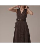 【グレース コンチネンタル/GRACE CONTINENTAL】のストライプジャージワンピース ブラウン|ID: prp329100004630376 ipo3291000000033303730