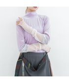【コキュウ/COQ】の【洗濯可能・360°ストレッチ】FROST 人気、トレンドファッション・服の通販 founy(ファニー) ファッション Fashion レディースファッション Fashion for Women トップス・カットソー Cut & Sew Tops シャツ・ブラウス・オフィスカジュアル Elegant Blouses & Button-Ups ロングTシャツ・Tシャツ Longline T-Shirts & Tees カットソー・ベーシックTシャツ Cut-and-Sewn Tops / Stretch Tees & Basics インナー Innerwear 洗える Machine Washable カットソー Cut and Sewn Top コレクション Collection, Seasonal Line シアー Sheer, See-Through ストレッチ Stretch, Stretchy Fabric タートル Turtleneck, Turtle Collar バランス Balance, Style Balance パッチワーク Patchwork, Mixed Fabric フィット Fit, Slim Fit ブライト Bright, Shiny ブロック Block, Solid Block Pattern ベロア Velour, Soft Velvet A/W・秋冬 Autumn/Winter S/S・春夏 SS, Spring/Summer, Warm Season 犬 Dog 夏 Summer thumbnail ライラック|ID: prp329100004630395 ipo3291000000033303858