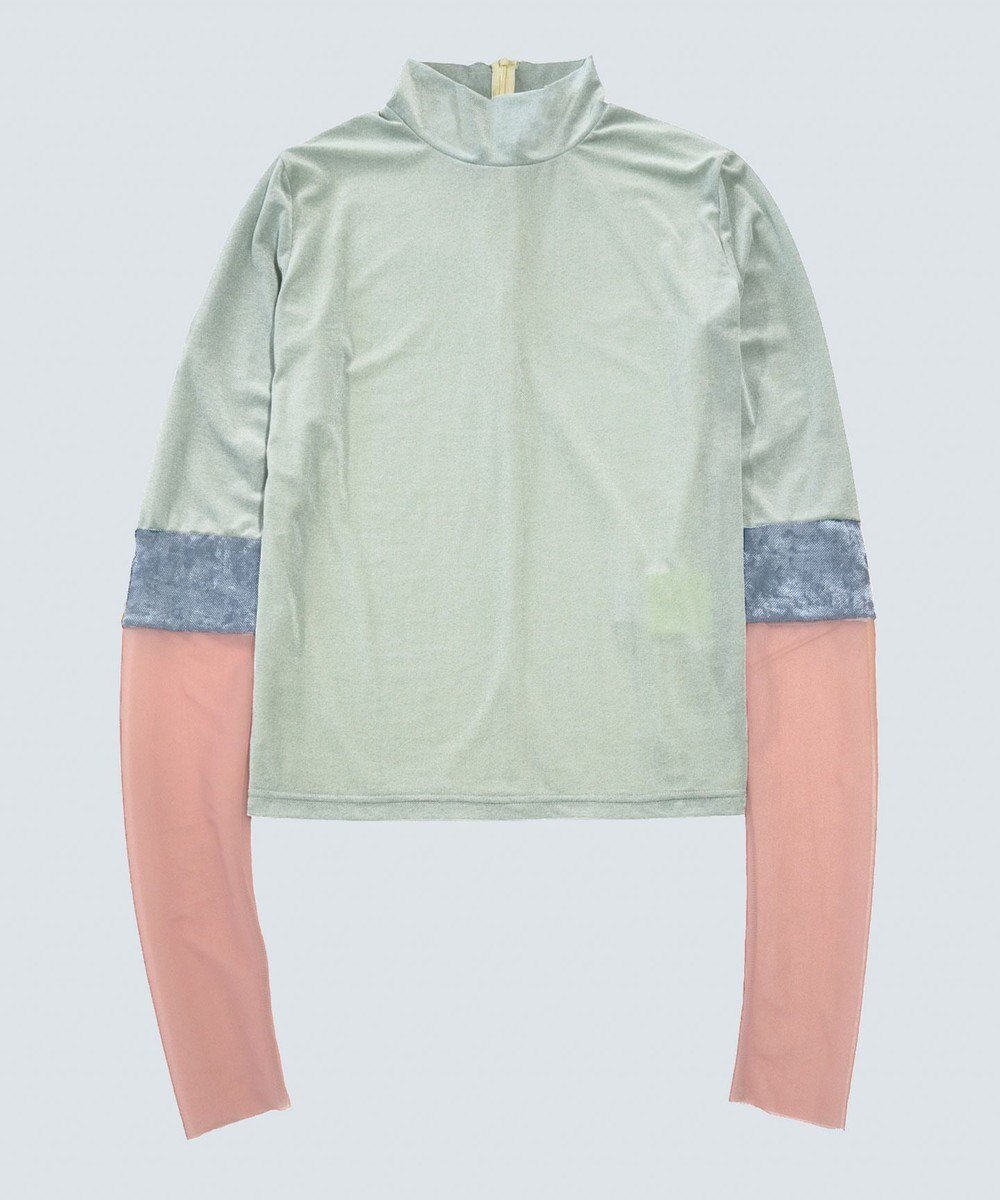 【コキュウ/COQ】のFROST ベロアタートルインナー インテリア・キッズ・メンズ・レディースファッション・服の通販 founy(ファニー) ファッション Fashion レディースファッション Fashion for Women トップス・カットソー Cut & Sew Tops シャツ・ブラウス・オフィスカジュアル Elegant Blouses & Button-Ups ロングTシャツ・Tシャツ Longline T-Shirts & Tees カットソー・ベーシックTシャツ Cut-and-Sewn Tops / Stretch Tees & Basics ベロアトップス Velour Tops / Velvet-Look Items インナー Innerwear カットソー Cut and Sewn Top コレクション Collection, Seasonal Line シアー Sheer, See-Through ストレッチ Stretch, Stretchy Fabric タートル Turtleneck, Turtle Collar バランス Balance, Style Balance パッチワーク Patchwork, Mixed Fabric フィット Fit, Slim Fit ブライト Bright, Shiny ブロック Block, Solid Block Pattern ベロア Velour, Soft Velvet A/W・秋冬 Autumn/Winter S/S・春夏 SS, Spring/Summer, Warm Season 犬 Dog 夏 Summer ライトグリーン|ID: prp329100004630395 ipo3291000000034634575