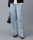【自由区/JIYU-KU】のウスカルデニムワイドストレート パンツ ライトインディゴ|ID: prp329100004630398 ipo3291000000036378155