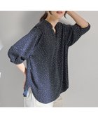 【エニー/ANY】のドルマンスキッパードットブラウス 人気、トレンドファッション・服の通販 founy(ファニー) ファッション Fashion レディースファッション Fashion for Women トップス・カットソー Cut & Sew Tops シャツ・ブラウス・オフィスカジュアル Elegant Blouses & Button-Ups ジョーゼット Georgette, Semi-Sheer Fabric スキッパー Skipper, Open Collar スリーブ Sleeve, Long Sleeve / Short Sleeve デニム Denim, Jeans Material ドット Polka Dot, Dot Pattern バランス Balance, Style Balance ボトム Bottoms, Lower Wear エレガント 上品 Elegant 夏 Summer 春 Spring S/S・春夏 SS, Spring/Summer, Warm Season 楽ちん Easy Fit, Comfortable 洗える Machine Washable ビジネス 仕事 通勤 Business / Work / Commuting thumbnail ネイビー系|ID: prp329100004630403 ipo3291000000033303931