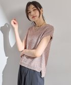 【エニー/ANY】のホーンヤーンラメニット 人気、トレンドファッション・服の通販 founy(ファニー) ファッション Fashion レディースファッション Fashion for Women トップス・カットソー Cut & Sew Tops ニット Knit Tops & Sweaters インナー Innerwear 春 Spring スリット Slit, Slit Detail スリーブ Sleeve, Long Sleeve / Short Sleeve セーター Sweater, Knitwear バランス Balance, Style Balance フレンチ French, French Style S/S・春夏 SS, Spring/Summer, Warm Season 夏 Summer エレガント 上品 Elegant thumbnail ピンク|ID: prp329100004630404 ipo3291000000033650081