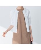 【組曲/KUMIKYOKU】の【5色展開・洗える】MINA半袖 カラーカーディガン アイボリー系|ID: prp329100004630520 ipo3291000000033306812