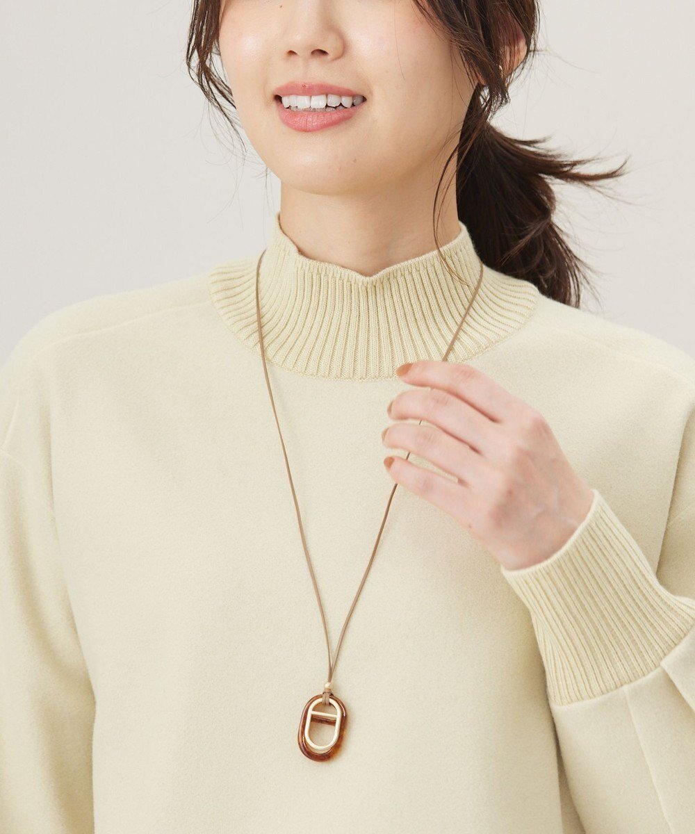 【ジェイ プレス/J.PRESS】のマーブルノーズ ネックレス インテリア・キッズ・メンズ・レディースファッション・服の通販 founy(ファニー) 　ファッション　Fashion　レディースファッション　Fashion for Women　ジュエリー　Jewelry　ネックレス　Necklaces & Pendants　アクセサリー　Fashion Accessories　ネックレス　Necklace, Pendant Necklace　フォルム　Silhouette, Form　マーブル　Marble, Marble Pattern　メタル　Metal, Metal Parts　モチーフ　Motif, Design Theme　エレガント 上品　Elegant　ブラウン系|ID: prp329100004630592 ipo3291000000033553181