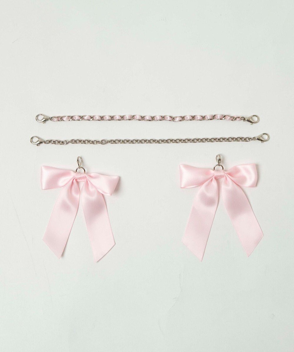 【ウィゴー/WEGO】の【痛バ&推し活グッズ】ときめきDIYチェーンセットS インテリア・キッズ・メンズ・レディースファッション・服の通販 founy(ファニー) 　ファッション　Fashion　レディースファッション　Fashion for Women　2023年　2023　2023-2024秋冬・A/W　Autumn/Winter 2023–24 AW23–24　2024年　2024　2024春夏・S/S　Spring/Summer 2024 SS24　アクセサリー　Fashion Accessories　キルティング　Quilted, Quilting　ショルダー　Shoulder, Shoulder Strap　シンプル　Simple, Minimal　スマホ　Smartphone, Mobile Device　チェーン　Chain, Chain Strap　チャーム　Charm, Pendant　プレーン　Plain, Simple　リボン　Ribbon, Bow　定番　Standard, Basic Item　ライトピンク|ID: prp329100004630884 ipo3291000000034991500