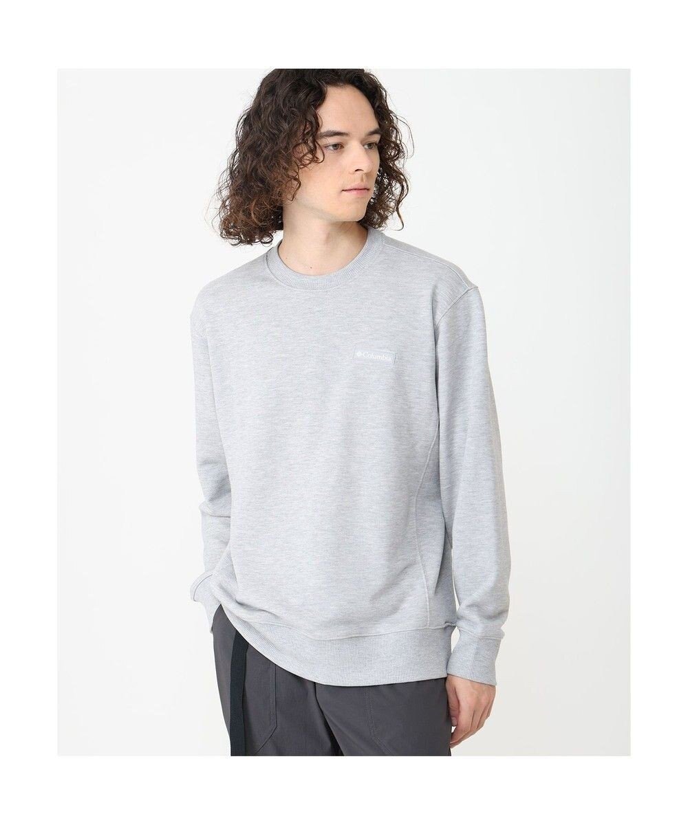 【コロンビア/Columbia / MEN】のColumbia/ マーブル キャニオン フレンチテリー クルー /コロンビア インテリア・キッズ・メンズ・レディースファッション・服の通販 founy(ファニー) 　ファッション　Fashion　メンズファッション　Fashion for Men　トップス・カットソー　Cut & Sew Tops　アウトドア　Outdoor Clothing　シンプル　Simple, Minimal　スウェット / スエット　Sweatshirt, Sweatwear　フィット　Fit, Slim Fit　フレンチ　French, French Style　ベーシック　Basic, Essential　マーブル　Marble, Marble Pattern　ワンポイント　One Point, Statement Accent　夏　Summer　S/S・春夏　SS, Spring/Summer, Warm Season　A/W・秋冬　Autumn/Winter　Columbia Grey Heather|ID: prp329100004630891 ipo3291000000033344509