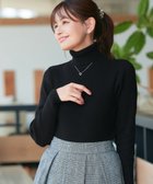 【ティアクラッセ/Tiaclasse】の【新色追加・洗える】リブタートルニット ブラック|ID: prp329100004630914 ipo3291000000035512349