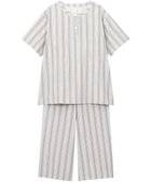 【ワコール 睡眠科学/wacoal suimin】のパジャマ 5分袖 半袖 8分丈 綿100%(本体) レディース YDT146 睡眠科学/ワコール グレー|ID: prp329100004630973 ipo3291000000033687008