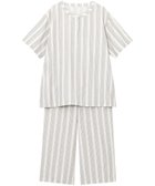 【ワコール 睡眠科学/wacoal suimin】のパジャマ 5分袖 半袖 8分丈 綿100%(本体) レディース YDT146 睡眠科学/ワコール アイボリー|ID: prp329100004630973 ipo3291000000033687009