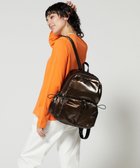 【ラ バガジェリー/LA BAGAGERIE】のメタリックドロストポケット リュックサック 人気、トレンドファッション・服の通販 founy(ファニー) ファッション Fashion レディースファッション Fashion for Women バッグ Bags 傘 Umbrella, Parasol スマート Smart, Elegant 財布 Wallet, Purse タンブラー Tumbler, Travel Mug ドローストリング Drawstring, Pull Cord ハンカチ Handkerchief, Hanky ハンド Hand, Handmade ポケット Pocket, Pocket Detail ポーチ Pouch, Small Case リップ Lip, Lip Motif リュック Backpack, Rucksack 旅行 Travel thumbnail チョコ|ID: prp329100004630978 ipo3291000000033406776