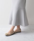 【ブリジット バーキン/Bridget Birkin】の【Bridget Birkin】バックルレインフラットパンプス 人気、トレンドファッション・服の通販 founy(ファニー) ファッション Fashion レディースファッション Fashion for Women バッグ Bags ストレッチ Stretch, Stretchy Fabric トレンド Trend, Trending Now 抗菌 Antibacterial, Bacteria-Resistant thumbnail ベージュエナメル|ID: prp329100004630991 ipo3291000000034286026