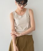 【アメリカンホリック/AMERICAN HOLIC】のテレコタンクトップ Beige|ID: prp329100004631057 ipo3291000000033317735